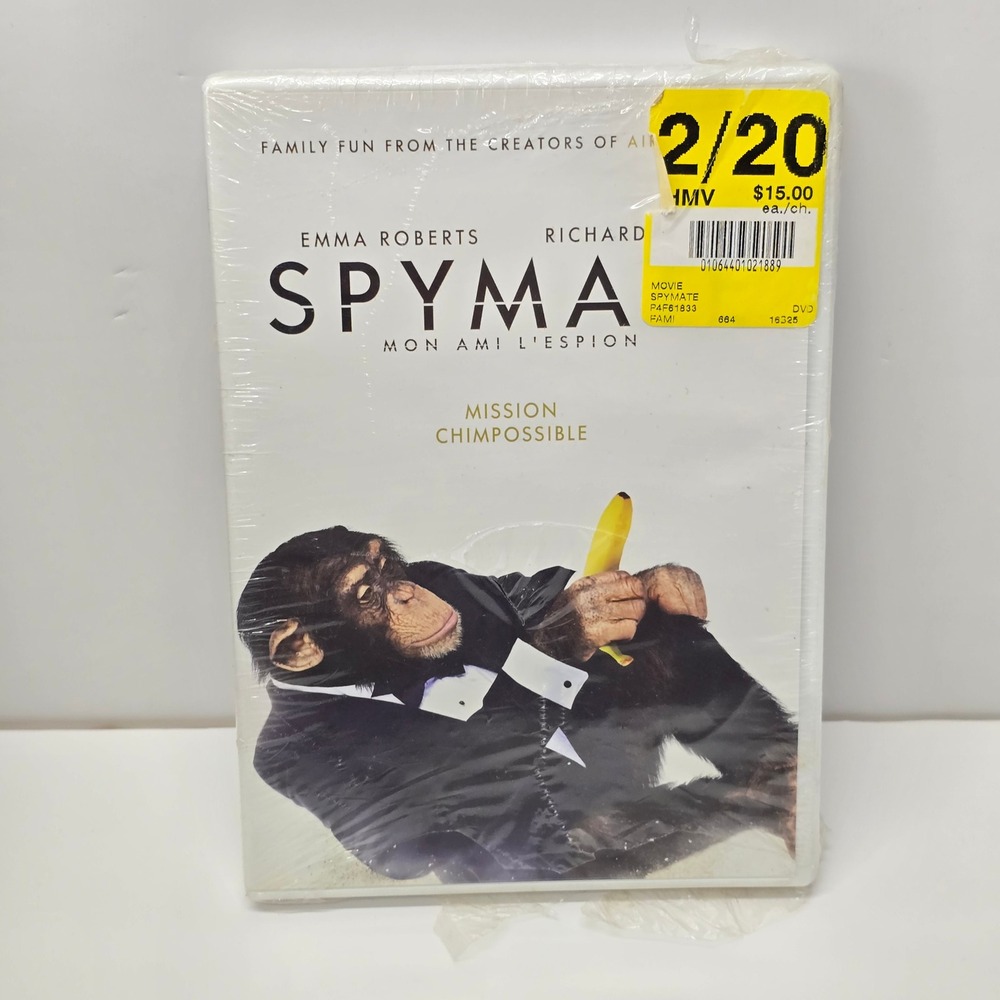 Spymate DVD Mission Chimpossible Spy Comedy Movie Phase 4 Films